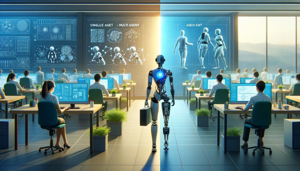 Esplorando l’Intelligenza Artificiale: Agenti Singoli vs&nbsp;Multipli